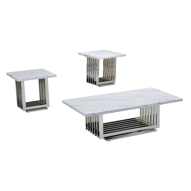 Ensemble de tables basses 3 pièces Jali