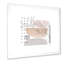 «Organic Retro Shapes With Tropical Leaves I», reproduction d'art sur toile moderne-66805995-66806004