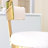Candace Swivel Upholstered Counter/Bar Stool with Stainless Steel Frame and Linen Seat – Mid-Century Modern Glam Stool for Kitchen or Bar-110438598-41689443