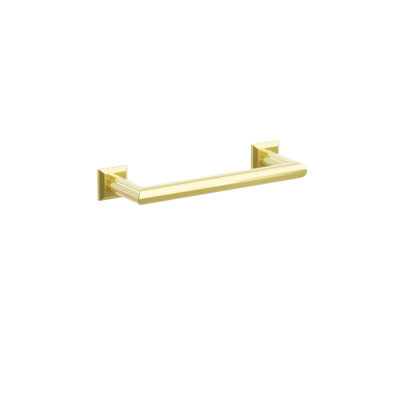 Modern Tubular Brass Double Wall Mounted Towel Bar