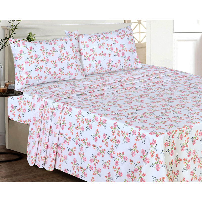 Ensembles de draps 100% coton, Ensemble de draps pour taille de lit grand avec de, Bloomex