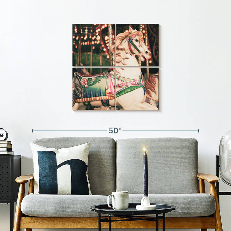 Carnival Carousel, 26" H x 26" W