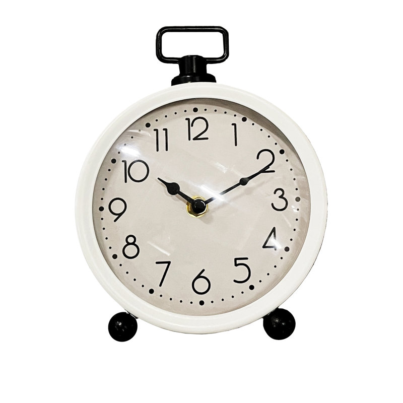 Horloge de table numérique en métal