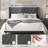 Permelia Upholstered Bed Tufted Headboard with Wing Side-1010283415-1016116443