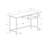 Computer Desk, Home Office, Laptop, Work, White Laminate, Metal, Contemporary-114208965-114208968
