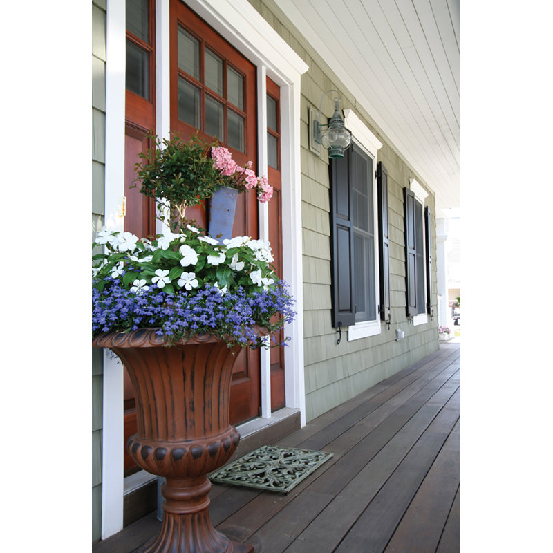 Atlantic Raised Panel Shutters, Roycraft Copper Red, 14", 73"