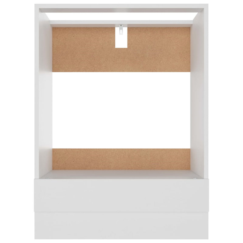 Oven Cabinet 60X46x81.5 Cm, White