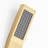 Modern Brushed Gold 10" Square Wall Mounted Rain Shower System With Handheld And Brass Valve-123111672