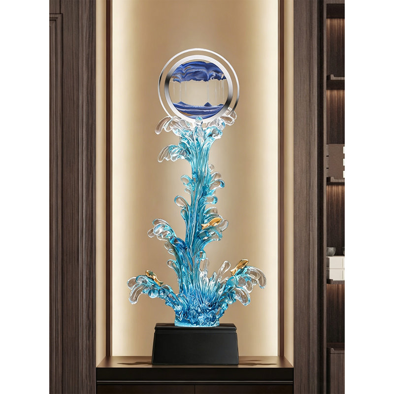 Luxurious And High-End Flowstone Resin Decorative Items