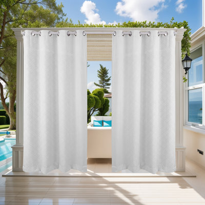 Ormes Outdoor Blackout Curtain Single Panel