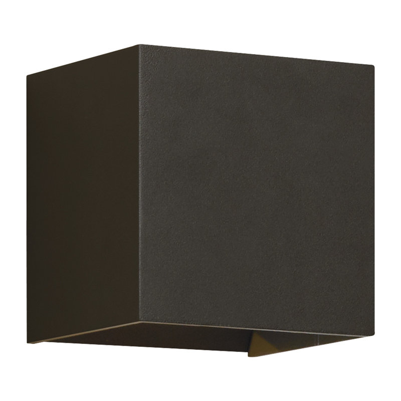 Vex LED Outdoor Flush Mount, Bronze
