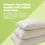 Housse de coussin imperméable avec housse de fermeture à glissière - Housse de coussin en coton biologique durable et respirant-114737307