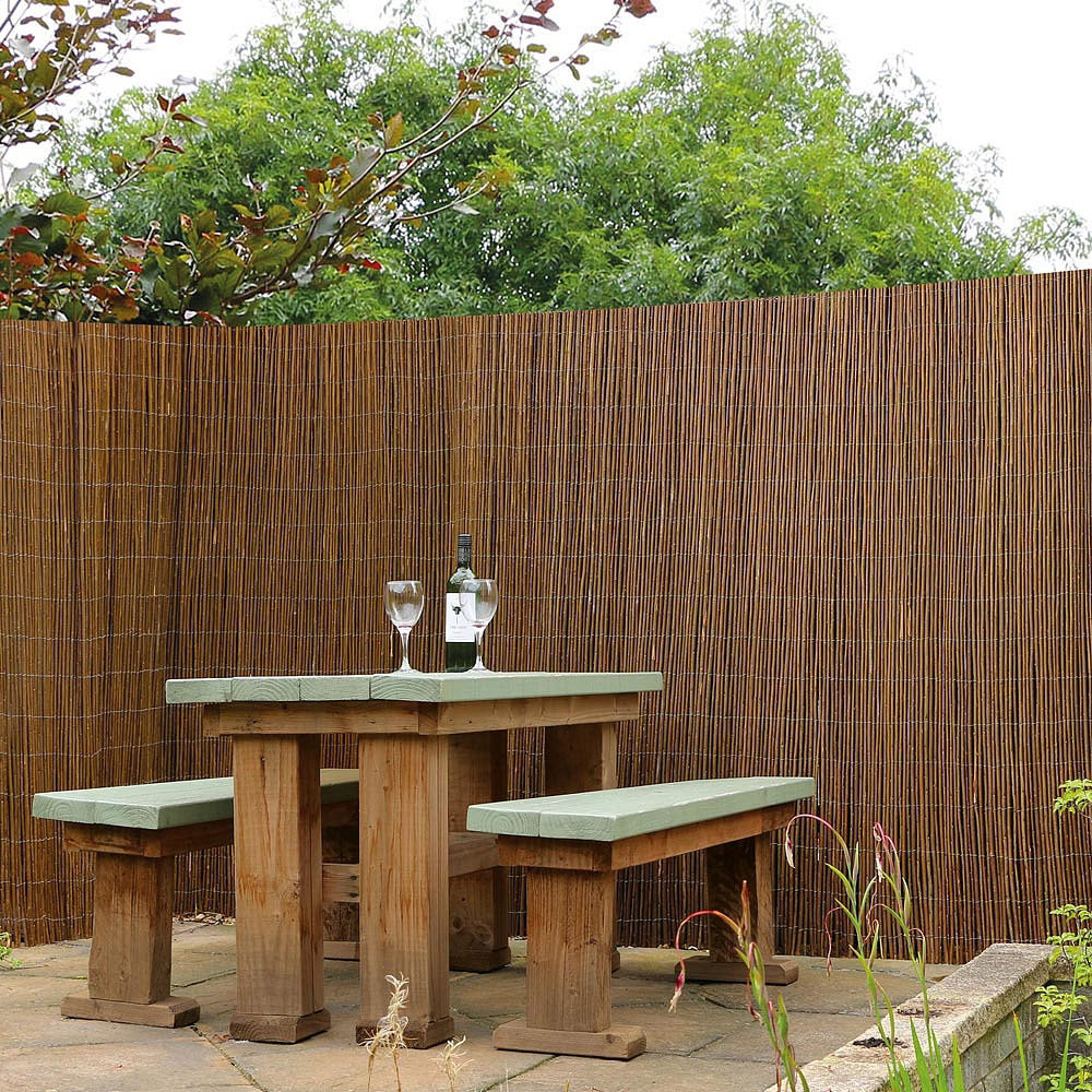 Backyard XScapes 6 ft H x 16 ft W Willow Wood Fencing Decorative Fence