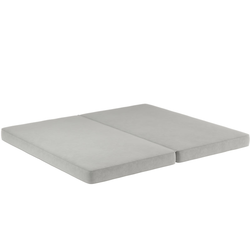Lit multifonctionnel en tissu de chenille Boneless, Gris clair, H 36,34 po x l 87,66 po x P 54 po