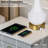 24” White Ceramic Bedside Table Lamps With Dual Usb Ports & Led Bulbs