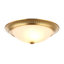 Pudsey Traditional Metal Flush Ceiling Light Fitting with Opal Glass Diffuser-1584649182-1585009577