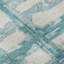 Tapis bleu sarcelle lavable à la machine Premium Prisco-605199174