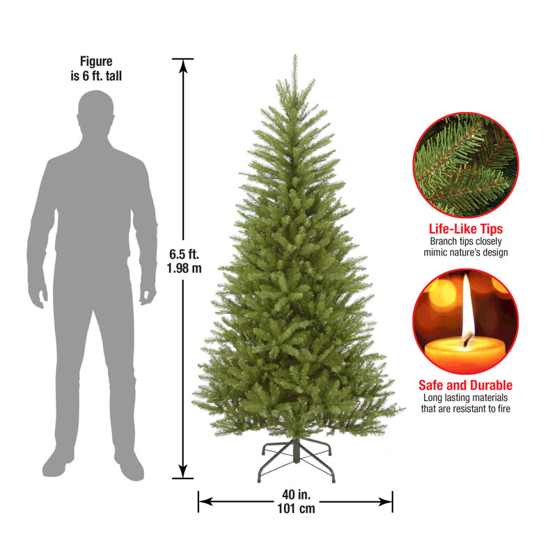 9'' Dunhill Fir Slim Tree, 6.5'