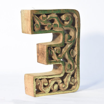 Eastford Text & Numbers Letter Block