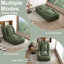 Lit pour chien humain pour adultes, canapé-lit rembourré pliable avec 5 positions réglables-225356696
