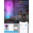 RGB Led Smart Lamp Alexa APP Control, Color Changing Modern Floor Standing Lamp With DIY Mode, Music Sync And White Fabric Shade For Living Room Bedroom Game Room
