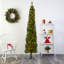 Lighted Artificial Pine Christmas Tree-2048785689