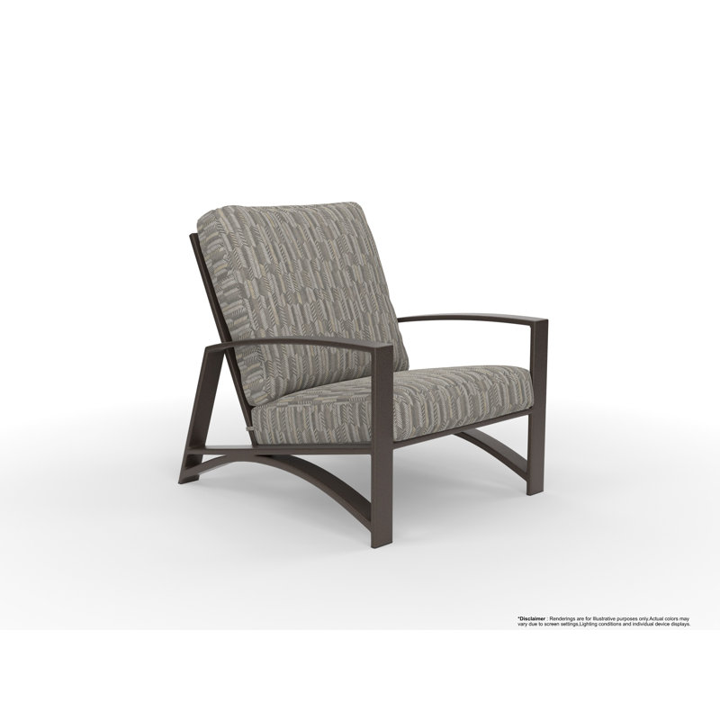Arc Outdoor Lounge Chair, Surpass Stone, Copper Creek