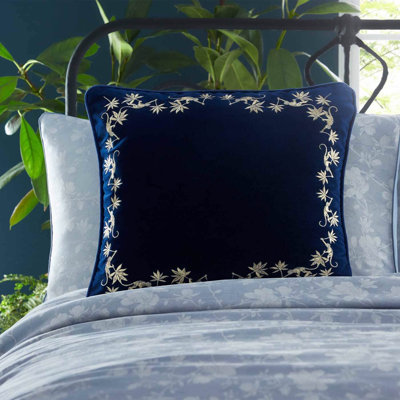 Sapphire Garden Filled Cushion
