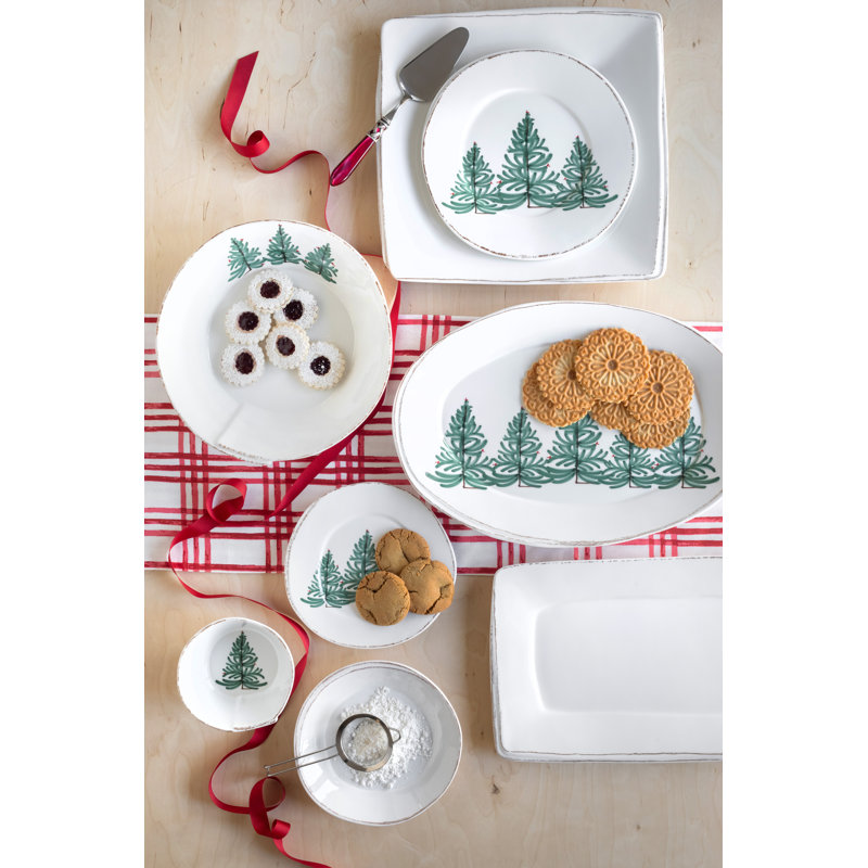 Lastra Holiday Handmade Stoneware Dinnerware Set