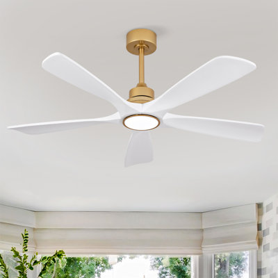Hot vente ventilateurs de plafond d'intérieur de 52 pouces avec lumières et télécommande