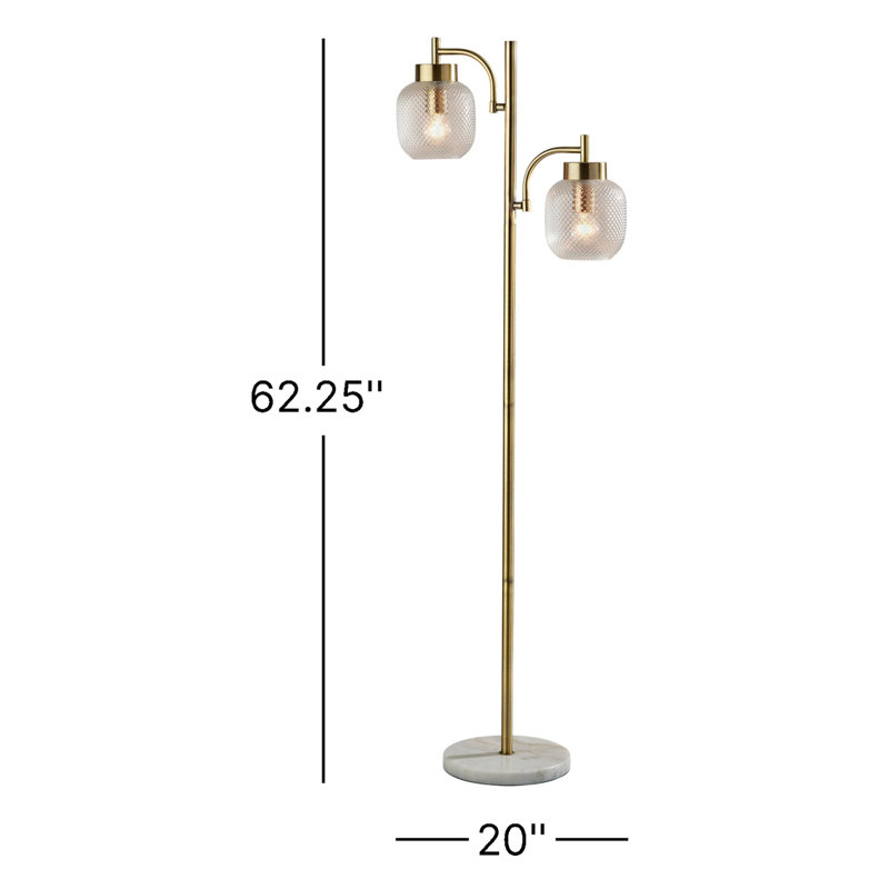 Lampe sur pied à branches 62 "