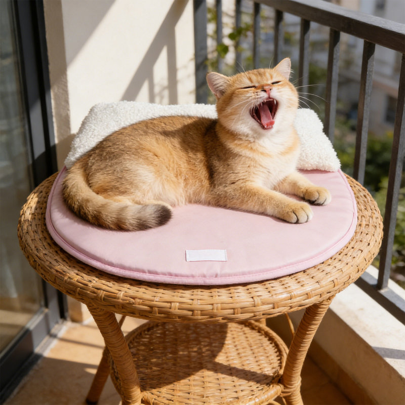 Tapis pour animaux Summer Cooling, 23,62 x 20,47 pouces, rose, PCM