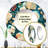 Rogenia Coastal Seashells Coastal Pattern - Coastal Mirror, Blue Round Decorative Wall Mirror, Printed Metal Art-430642416