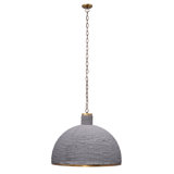 Big Sur 1-Light Beaded Chandelier, Slate Blue