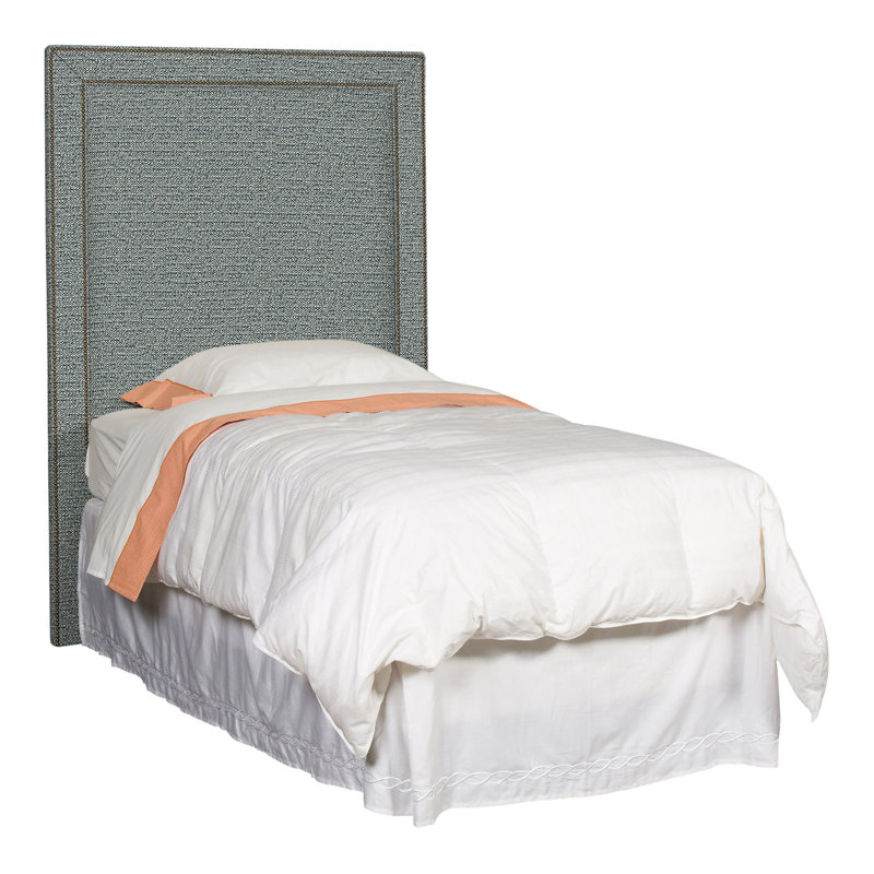Hillary/Hank Twin Upholstered Panel Headboard, Tuck Cobalt, Yes