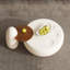 Table basse ronde beige