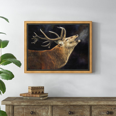 « winter staging », reproduction de photo encadrée
