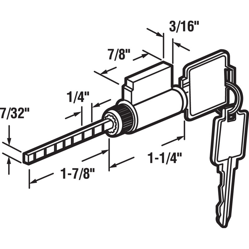 Serrure à cylindre Kwikset, Weiser et Weslock, à clé identique (paquet simple)