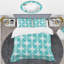 Ensemble de housse de couette rétro mid-century-40703576
