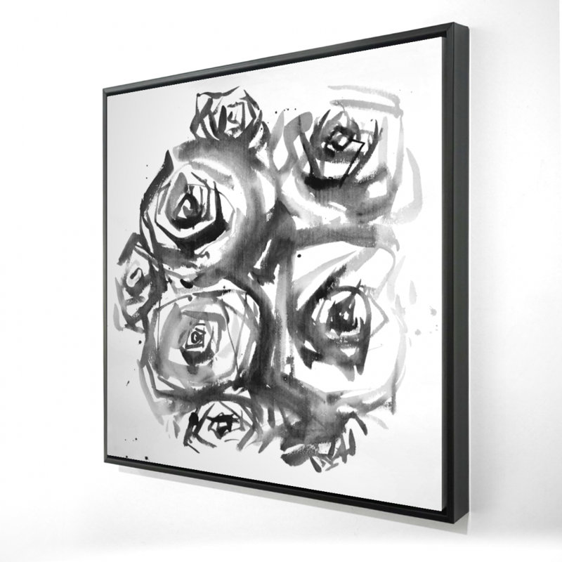"Ensemble de roses abstraites"
