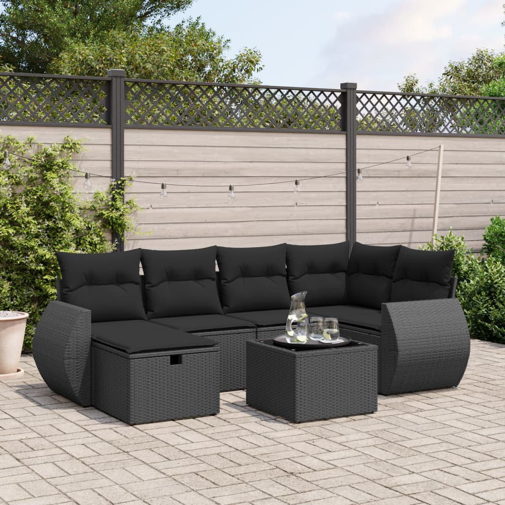 Gartensofa mit Kissen