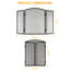 Ritner 96.5cm x 2.54cm Steel Spark Screen