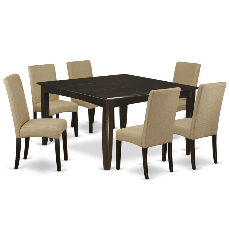 Ensemble de table de salle à manger 7 pièces 7 pièces Modernes, 7