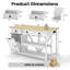 60 x 29.5 MDF Sewing Table