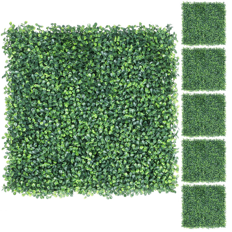 20" x 20" Artificial Boxwood Hedge Panel