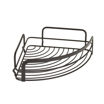 Origin LAVA Bathroom Corner Shelf, Black