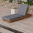 Lounge Chaise Set, Acacia Solid Wood With  Lounge Cushion (Dark Grey+Triple Folds) - Matching Cream Version Available-2122103385