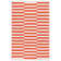 Sailing Stripe Tangerine Handwoven Indoor/Outdoor Rug