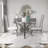 18.9 " H Tufted Velvet Upholstered Stainless Steel Parsons Chair