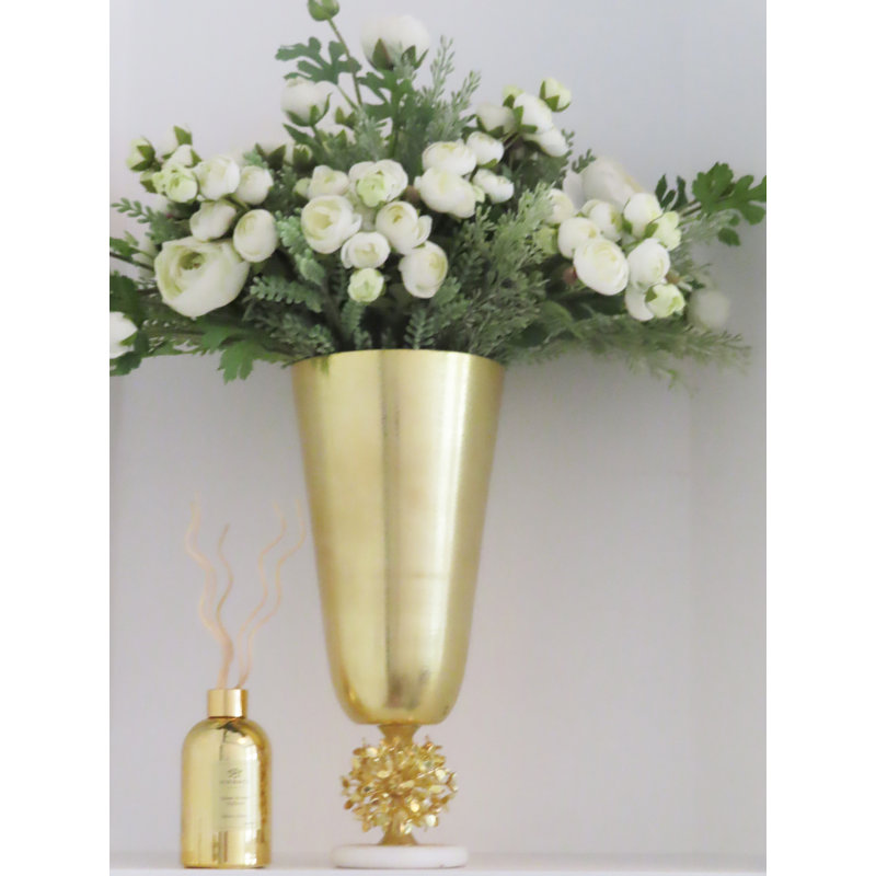Borisav Plant / Floral Diffuser, Gold